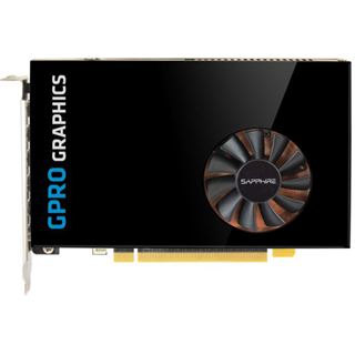 4GB Sapphire GPRO E8870 GDDR5 PCIE HEXAD MINI DP UEFI LITE 6