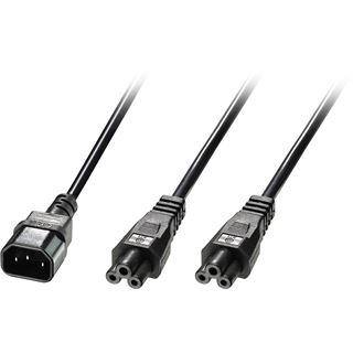 Lindy Netzkabel IEC C14 auf 2x IEC C5 Y 2.5m