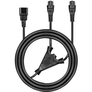 Lindy Netzkabel IEC C14 auf 2x IEC C5 Y 2.5m