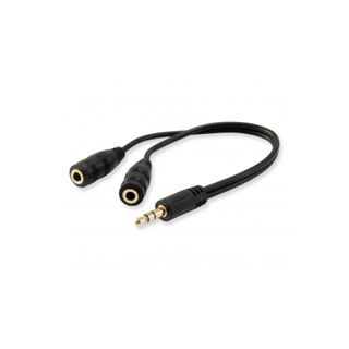 Equip Audio Splitter Klinke Stecker auf 2.5mm Klinke Buchse Stereo
