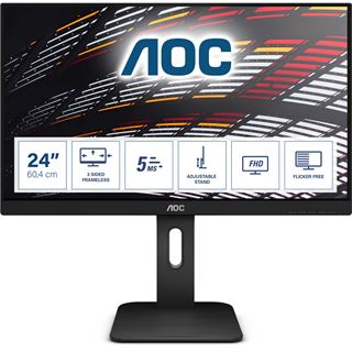 24" (60,96cm) AOC 24P1 schwarz 1920x1080 1xDisplayPort / 1xDVI /