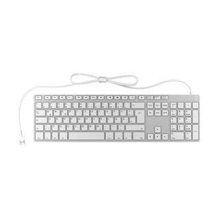 KeySonic KSK-8022BT Bluetooth Deutsch Aluminium (kabellos)