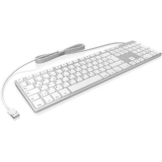 KeySonic KSK-8022BT Bluetooth Deutsch Aluminium (kabellos)