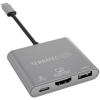 TERRATEC USB Type-C Adapter mit USB-C PD HDMI USB 3.0 Port