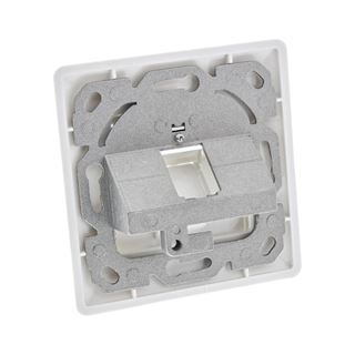 InLine Rahmenset f&uuml;r 1x RJ45 Bu/LSA Einsatz, Keystone SNAP-In,