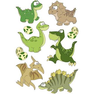 HERMA Sticker MAGIC Dinokinder Wackelaugen