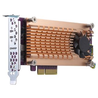 QNAP Dual M.2 PCIe SSD Erweiterung PCIe Gen2 x 4