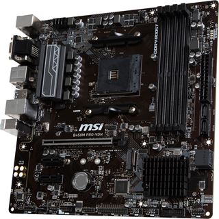 MSI B450M Pro-VDH AMD B450 So.AM4 Dual Channel DDR4 mATX Retail