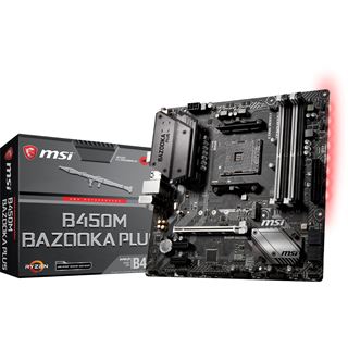 MSI B450M BAZOOKA PLUS AMD B450 So.AM4 Dual Channel DDR mATX Retail