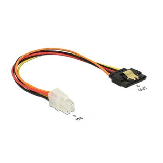 (&euro;34,50*/1m) 0.20m Delock SATA Stromadapterkabel LMR 195 SATA