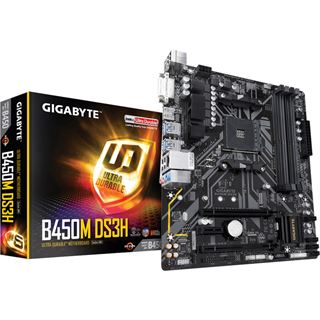 Gigabyte B450M DS3H AMD B450 So.AM4 Dual Channel DDR4 mATX Retail