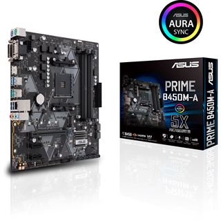Asus Prime B450M-A AMD B450 So.AM4 Dual Channel DDR4 mATX Retail