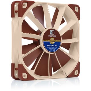 Noctua NF-F12 5V 120x120x25mm 1500 U/min 22.4 dB(A) braun/beige