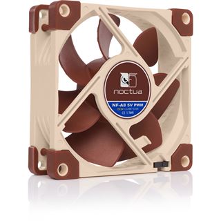 Noctua NF-A8 5V PWM 80x80x25mm 450-2200 U/min 17.7 dB(A) braun/beige