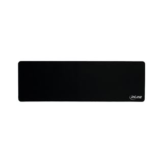 InLine Maus-Pad XL Schreibtischunterlage, schwarz, 900x400x2mm