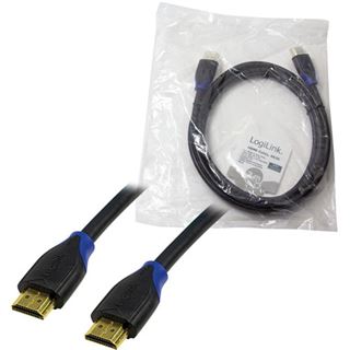 (€3,45*/1m) 2.00m LogiLink HDMI2.0 Anschlusskabel High-Speed mit