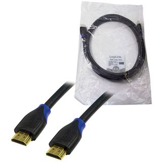 (€2,63*/1m) 3.00m LogiLink HDMI2.0 Anschlusskabel High-Speed mit