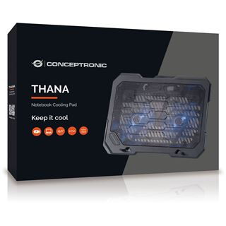 Conceptronic THANA 01B Notebook Cooling Pad, bis 15.6"/2