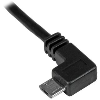 0.50m Startech Micro USB Lade- und Sync-Kabel St/St - Links gewinkelt