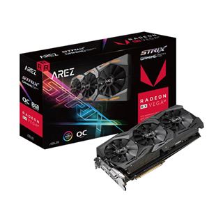 8GB Asus Radeon RX Vega 64 AREZ Strix OC Aktiv PCIe 3.0 x16 (Retail)