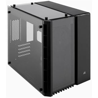 Corsair Crystal 280X mit Sichtfenster Mini Tower ohne Netzteil schwarz