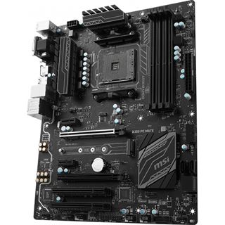 MSI B350 PC MATE AMD B350 So.AM4 Dual Channel DDR4 ATX, Bulk-Artikel