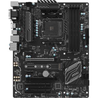MSI B350 PC MATE AMD B350 So.AM4 Dual Channel DDR4 ATX, Bulk-Artikel