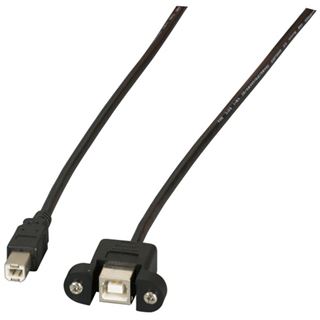 (&euro;6,90*/1m) 1.00m EFB Elektronik USB2.0 Verl&auml;ngerungskabel
