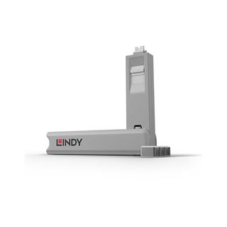 Lindy USB Typ C Port Schloss wei&szlig;