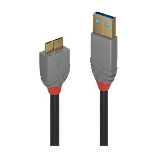 (&euro;3,30*/1m) 3.00m Lindy USB3.0 Anschlusskabel Super-Speed USB A