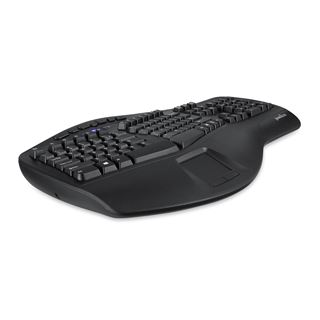 Perixx PERIBOARD-507 II, ergonomische Tastatur mit Touchpad und 2x