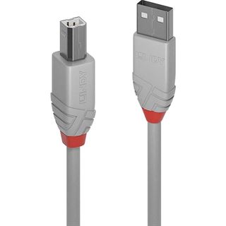 (&euro;2,45*/1m) 2.00m Lindy USB2.0 Anschlusskabel High-Speed USB A