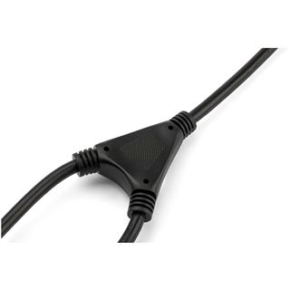 (€6,45*/1m) 2.00m Startech Kaltgeräte Y-Kabel CEE7 Stecker