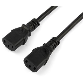 (€6,45*/1m) 2.00m Startech Kaltgeräte Y-Kabel CEE7 Stecker
