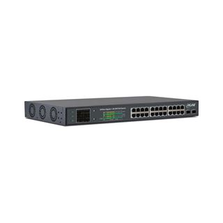 InLine PoE+ Gigabit Netzwerk Switch 24 Port, 1GBit/s, 2xSFP, 19"