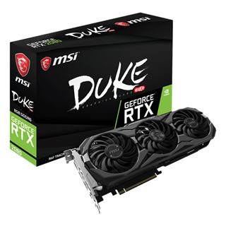 8GB MSI GeForce RTX 2080 Duke OC Aktiv PCIe 3.0 x16 (Retail)