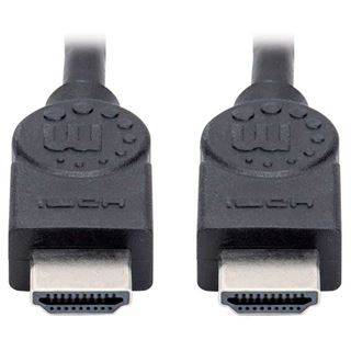 (&euro;4,90*/1m) 1.00m Manhattan HDMI Anschlusskabel High-Speed mit