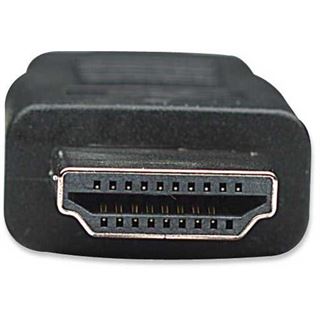 (&euro;7,90*/1m) 1.00m Manhattan HDMI Adapterkabel HDMI-Stecker auf