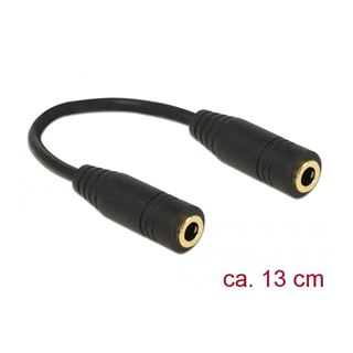 Delock Audio Audioadapter 3,5mm 3.5mm Klinke Buchse 4polig auf 3.5mm