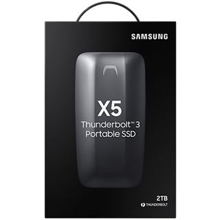 2TB Samsung Portable SSD X5 MU-PB2T0B/EU Extern Thunderbolt
