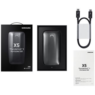 2TB Samsung Portable SSD X5 MU-PB2T0B/EU Extern Thunderbolt