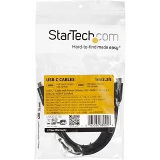 (&euro;14,90*/1m) 1.00m Startech USB2.0 Anschlusskabel USB C Stecker