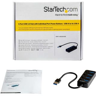 STARTECH 4 Port USB3.0 Hub - 4xUSB-A mit individuellen