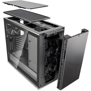 Fractal Design Define R6 USB-C ged&auml;mmt mit TG Sichtfenster Midi