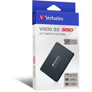 120GB Verbatim Vi500 S3 2.5" (6.4cm) SATA 6Gb/s 3D-NAND TLC