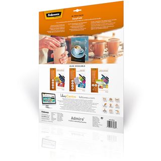 Fellowes GmbH Laminierfolientasche, mit Falz, DIN A3, 160 mic