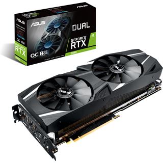 8GB Asus GeForce RTX 2080 Dual OC Aktiv PCIe 3.0 x16 (Retail)