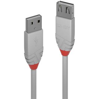 (€1,58*/1m) 5.00m Lindy USB2.0 Verlängerungskabel