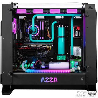 Azza Ragnarok 801 mit Sichtfenster Big Tower ohne Netzteil schwarz