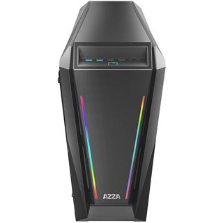 Azza Chroma 410A mit Sichtfenster Midi Tower ohne Netzteil schwarz
